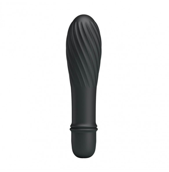 PRETTY LOVE - Screw Thread Vibrator Stick (Battery - Black)